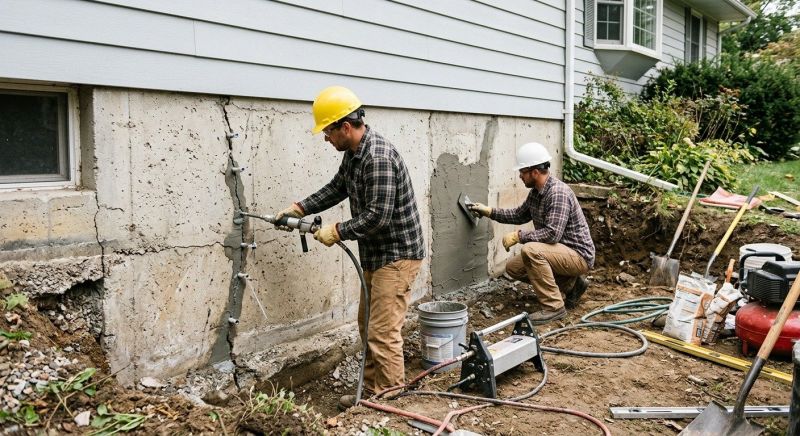 Basement Foundation Repair in Kitsap County, WA