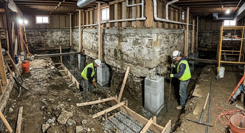 Basement Underpinning in Silverdale, WA