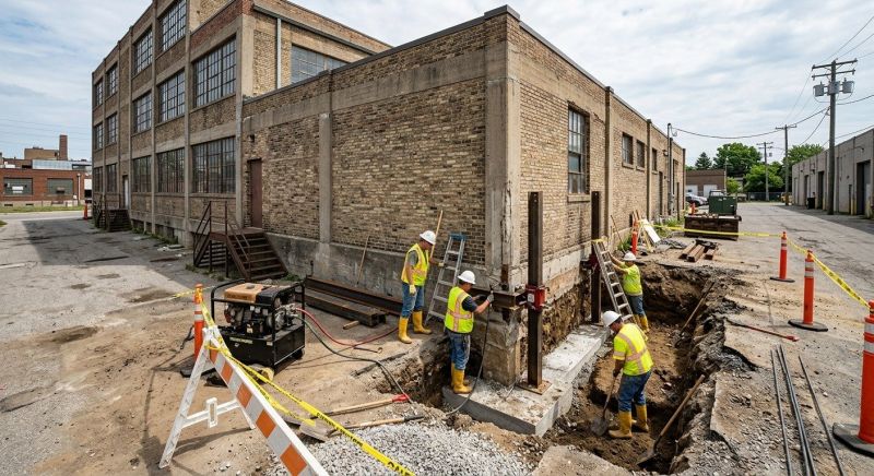 Building Foundation Repair in Seattle, WA