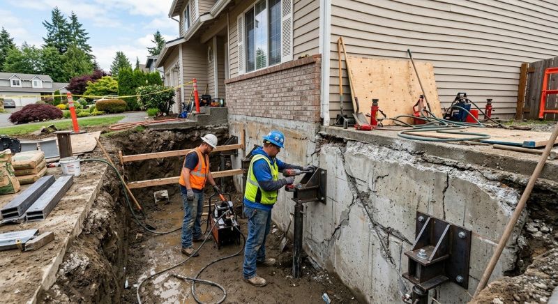 Concrete Foundation Repair in Edmonds, WA