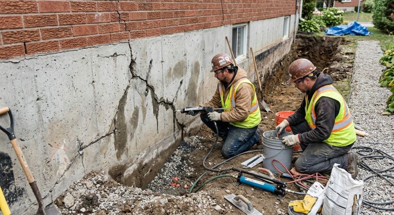 Cracked Foundation Repair in Mercer Island, WA