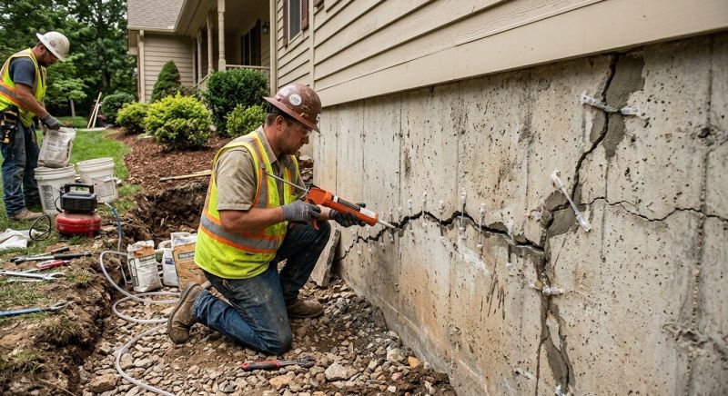 Cracked Foundation Repair in Olalla, WA