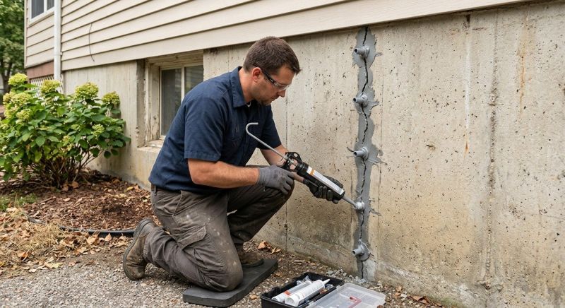 Foundation Crack Sealing in Silverdale, WA
