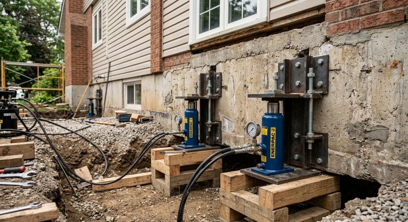 Foundation Jacking in Bainbridge Island, WA