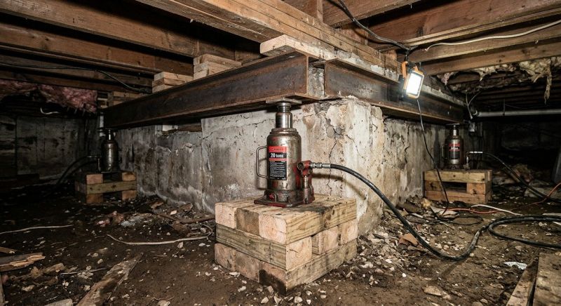 Foundation Jacking in Bainbridge Island, WA