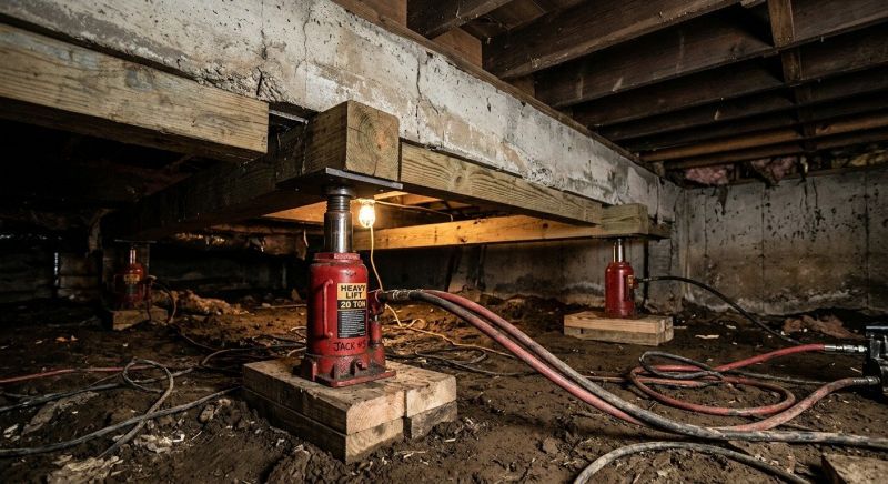 Foundation Jacking in Edmonds, WA