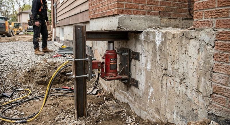 Foundation Jacking in Port Gamble, WA