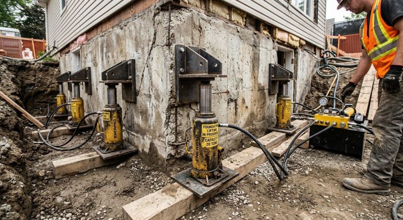 Foundation Jacking in Port Ludlow, WA