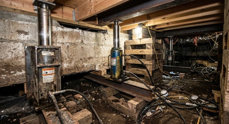 Foundation Jacking in Poulsbo, WA