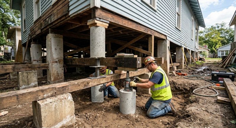 Foundation Pier Repair in Silverdale, WA