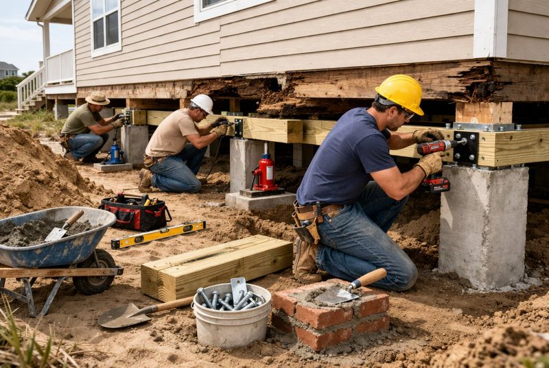 Foundation Raising in Seabeck, WA