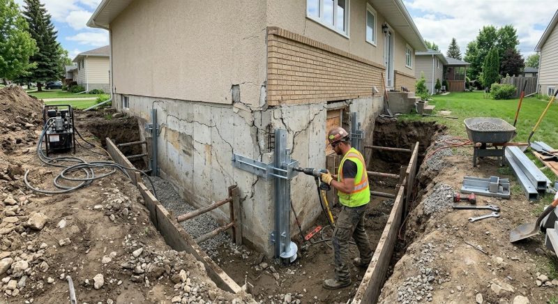 Foundation Settlement Repair in Silverdale, WA