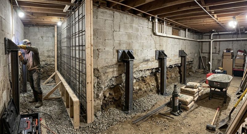 Foundation Stabilizing in Kingston, WA