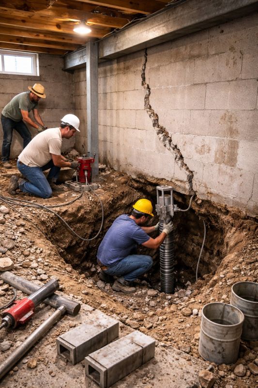 Foundation Structural Repair in Seabeck, WA