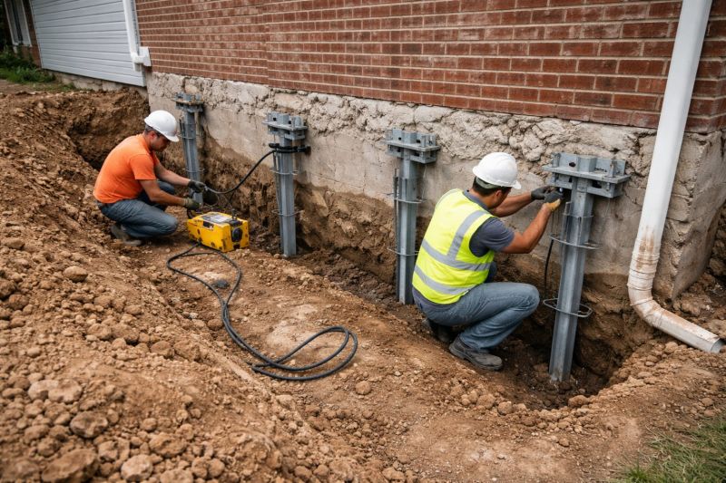 Helical Piers Installation in Silverdale, WA