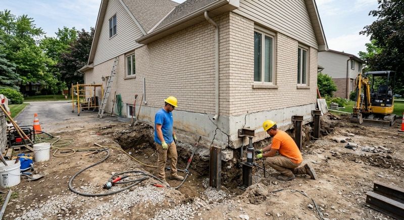 Helical Piers Installation in Silverdale, WA