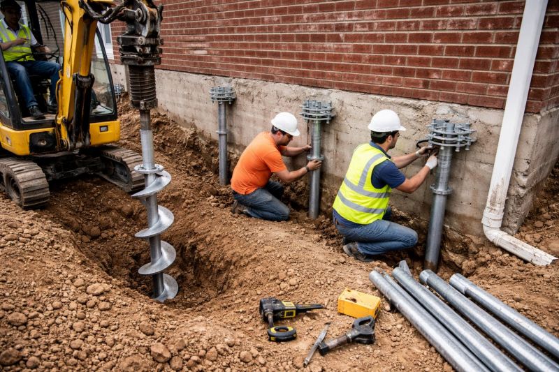 Helical Pile Installation in Silverdale, WA
