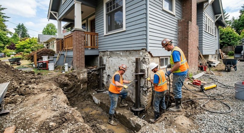 House Foundation Repair in Port Ludlow, WA