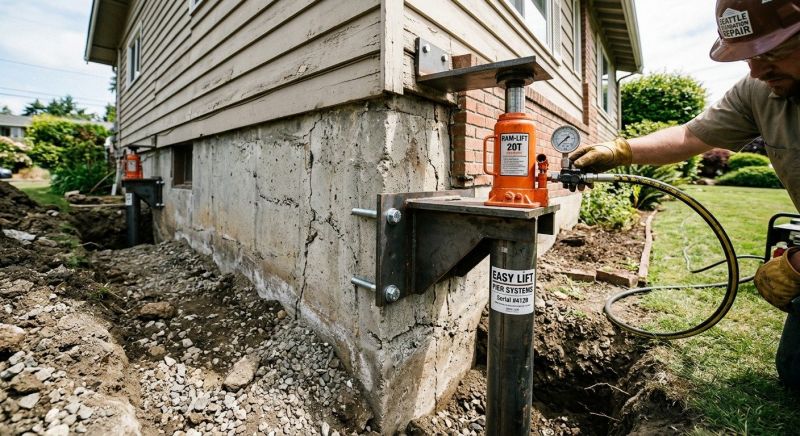 Sinking Foundation Lifting in Silverdale, WA