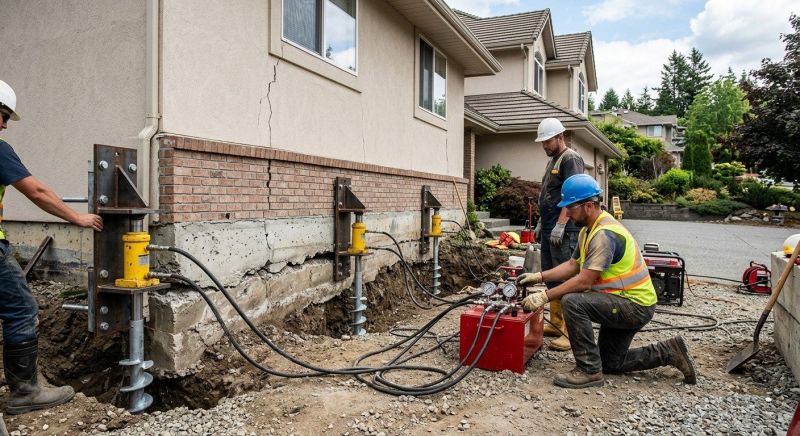 Sinking Foundation Lifting in Silverdale, WA