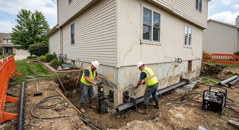 Sinking Foundation Repair in Edmonds, WA