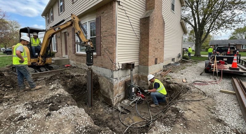 Sinking Foundation Repair in Kingston, WA