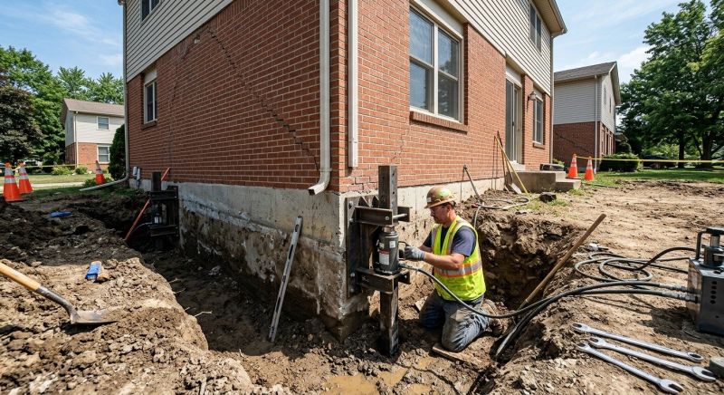 Sinking Foundation Repair in Olalla, WA