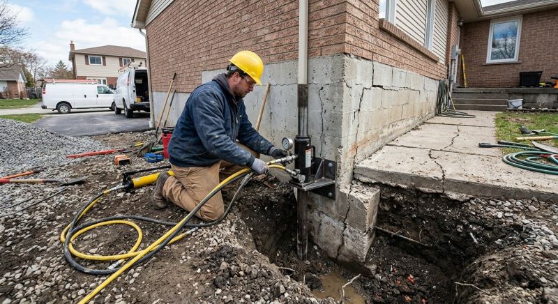 Sinking Foundation Repair in Olalla, WA